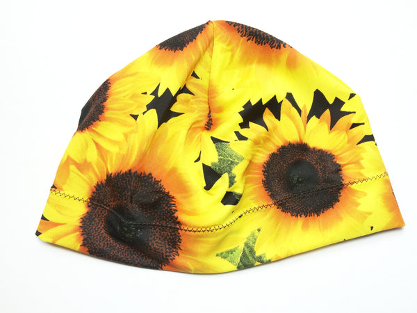 Sunflower Print Hat